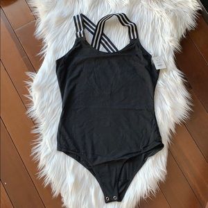 NWT soft sporty bodysuit with bottom snaps